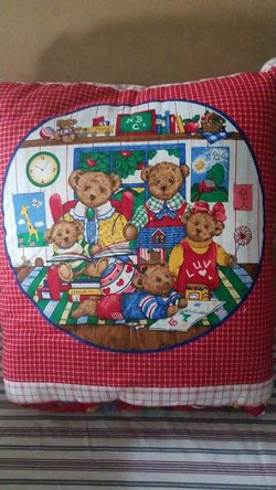 Cherished teddies pillow blanket