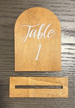Rustic Table Numbers-NEED GONE ASAP
