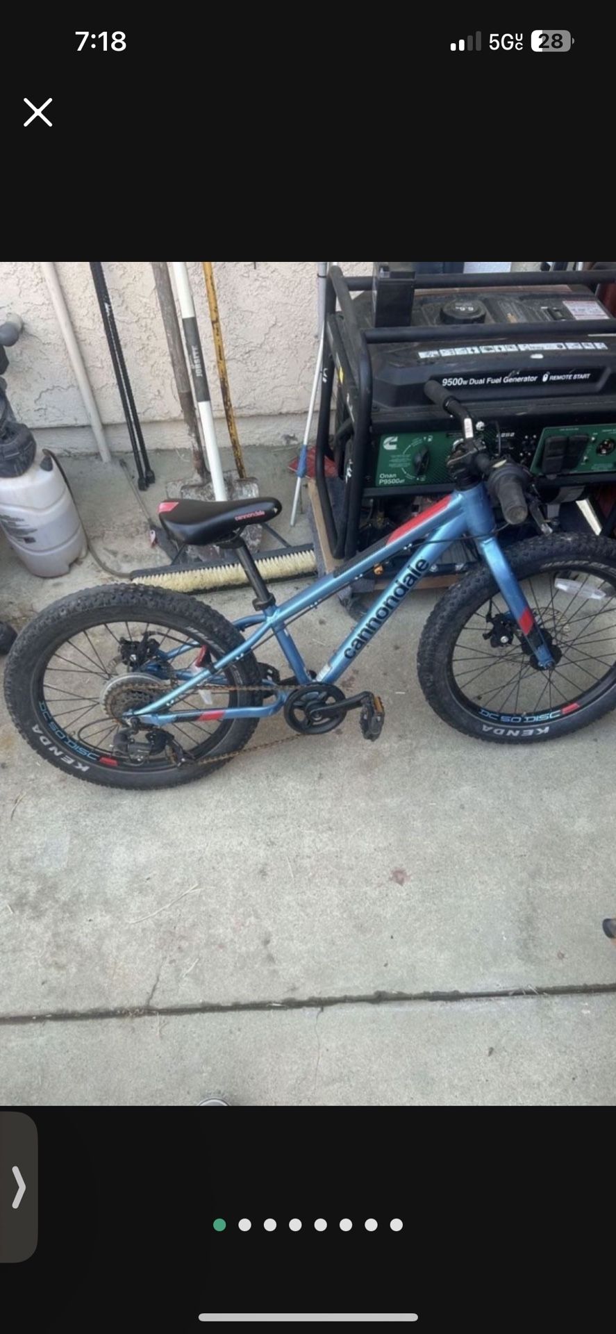Cannondale, 20 Inch Seven Speed Mountain Bike