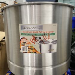 Brand New 84 qt Aluminum Stockpot w/Lid