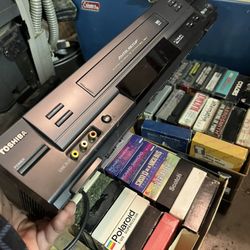 Vintage Toshiba video case recorder