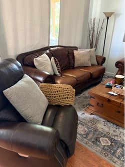 Used leather couches in very good shape.
