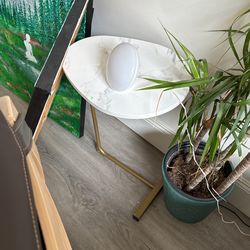 High Quality Marble Print Side Table