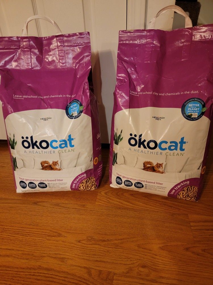 Oko Cat Mini Pellets Unscented Clumping Wood Cat Litter