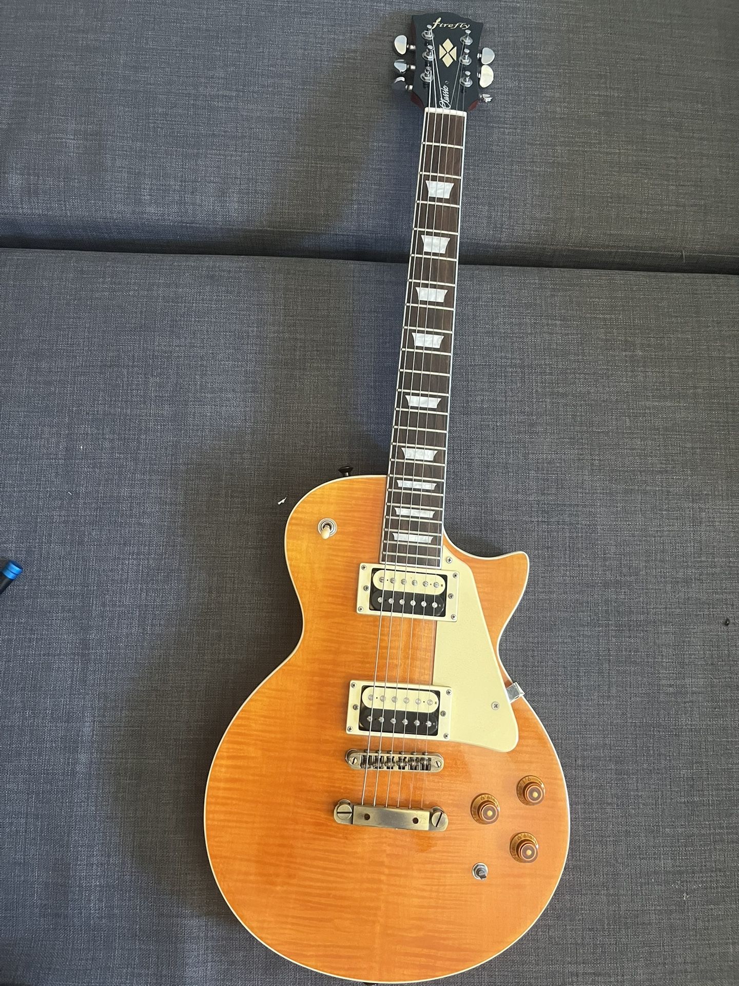 Firefly Classic Les Paul Orange Solid Body Electric Guitar