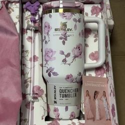 Pink rose Stanley cup