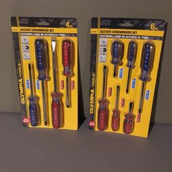 Olympia Acetate Screwdriver Sets