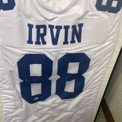 Micheal Irvin Autographed Jersey 