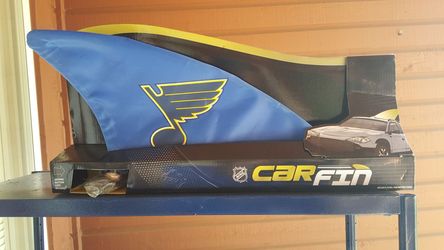 St Louis Blues shark car fin