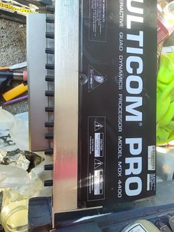 Multicom pro audio interactive quad dynamics processor model MDX 4400