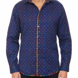 RARE Vintage Robert Graham Festival Lights Reversible Classic Fit Shirt Size LARGE - NWT - NOS - BRAND NEW WITH TAGS 