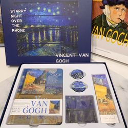 VINCENT VAN GOGH vintage stationery notebook set