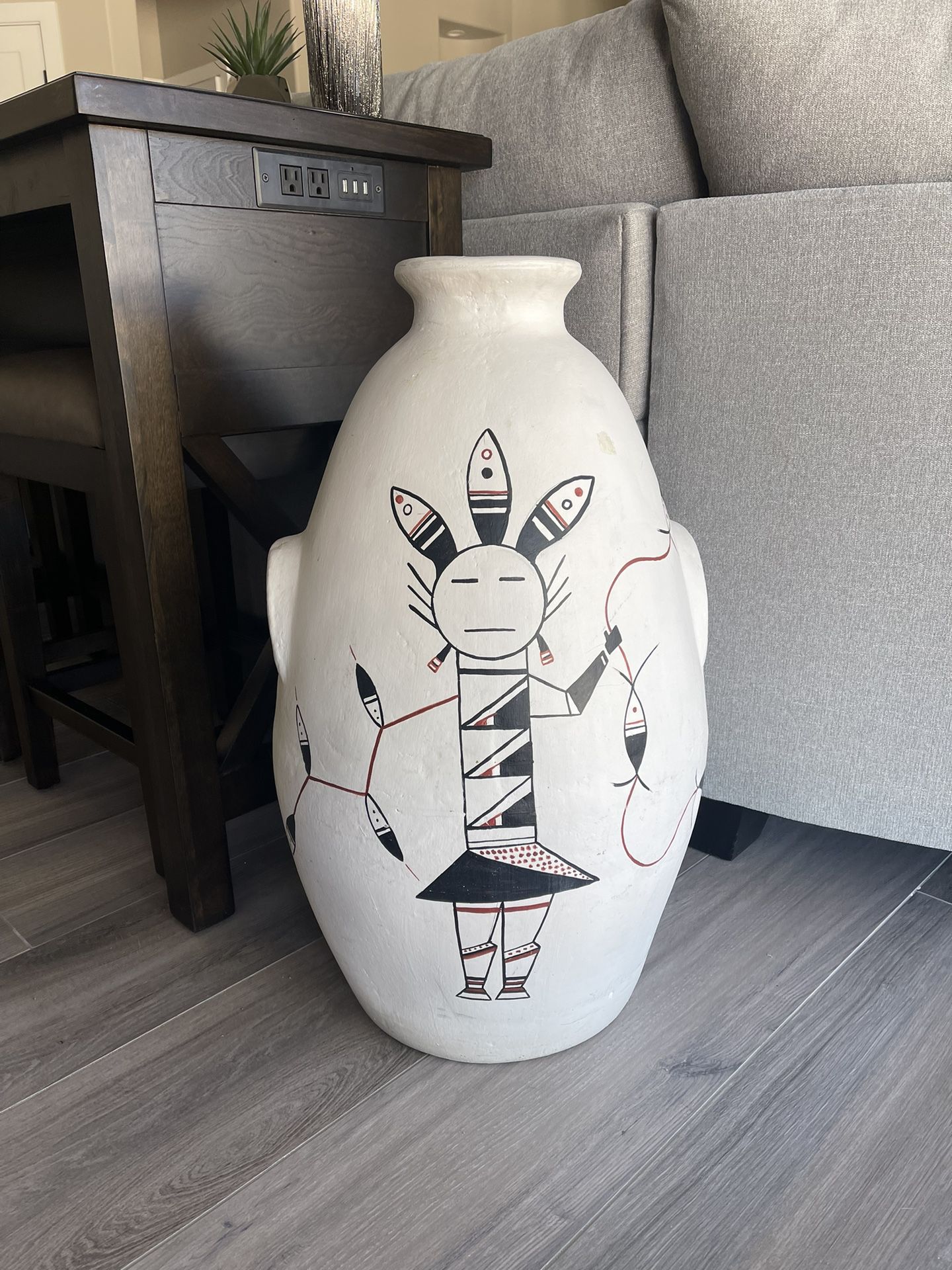 Large Tribal Ceramic Vase / Pot