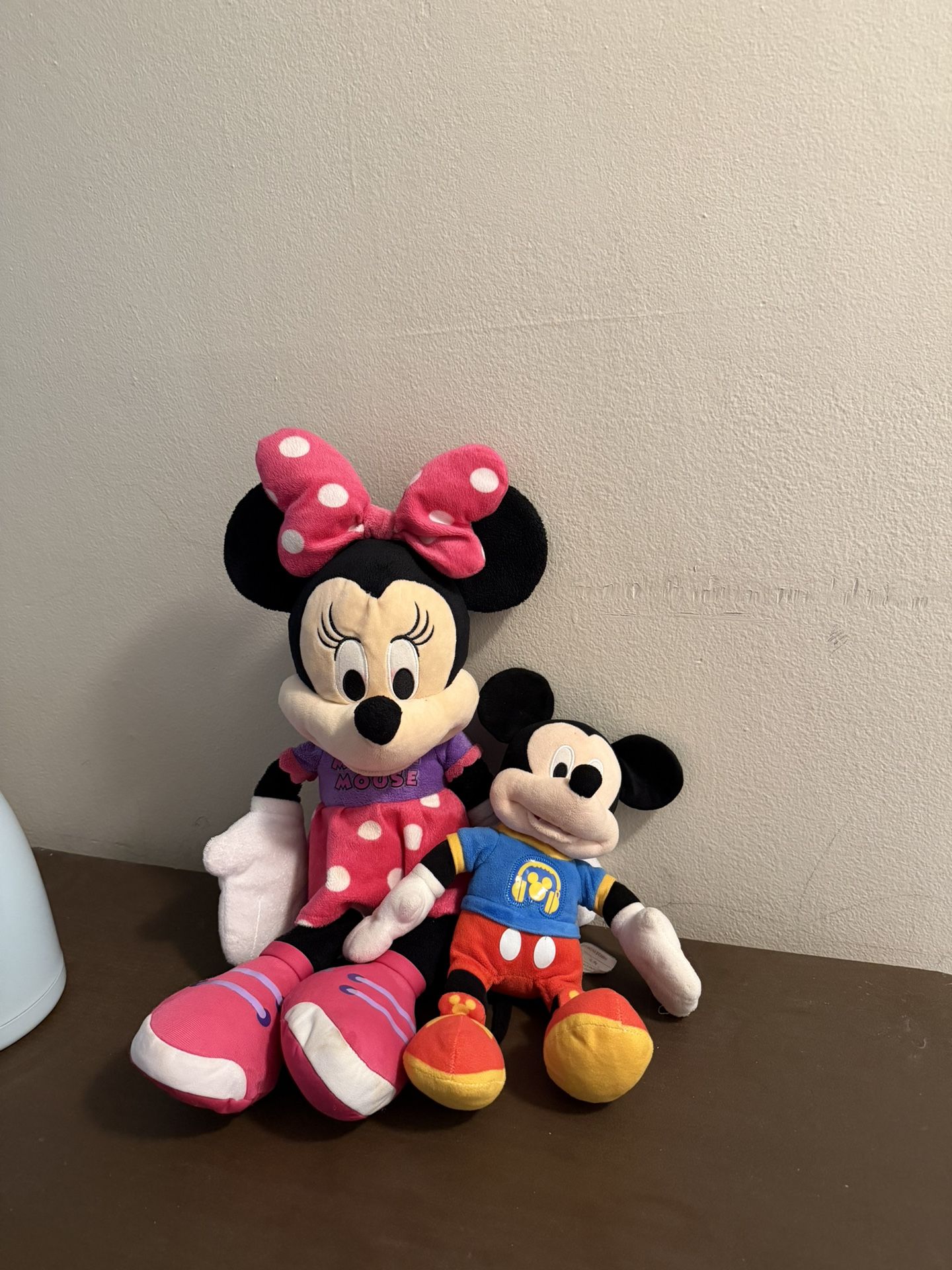 Plush Toys Mickey & Minnie