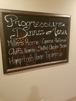 Chalk board picture