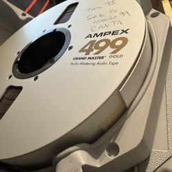 Ampex Quantagy 499 Grand Master Gold Studio Mastering Audio Tape 2”