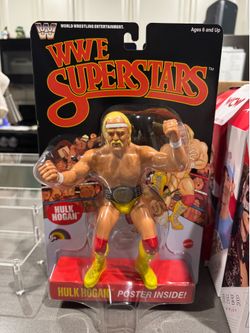 LJN WWE SUPERSTARS Hulk Hogan Black Card WWF WCW ECW AEW TNA ROH