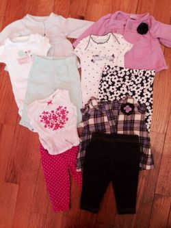 Four newborn outfits