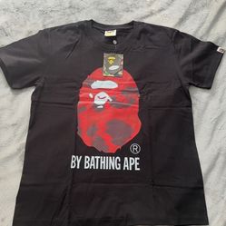 Bathing ape Tee Red Camo Size M