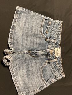 Low riser Jean shorts