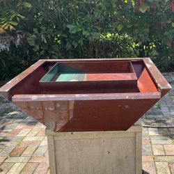 Copper Waterfall  And Fire Bowl
