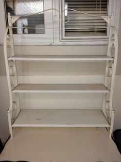 3 tier shelf metal frame