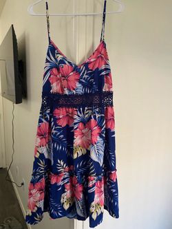 2x floral short dress