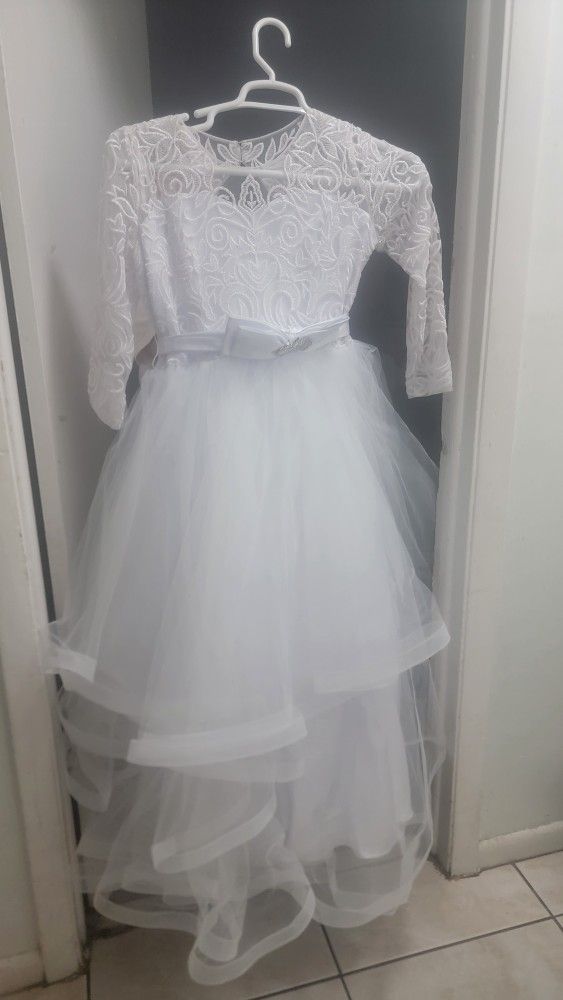 White Dress Size 18