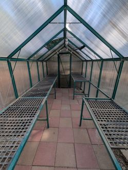 6' x 12' Walk-In Greenhouse – Needs TLC – You Disassemble ($300) or I'll Disassemble ($500)