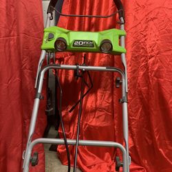 Green works 20” Snow Thrower