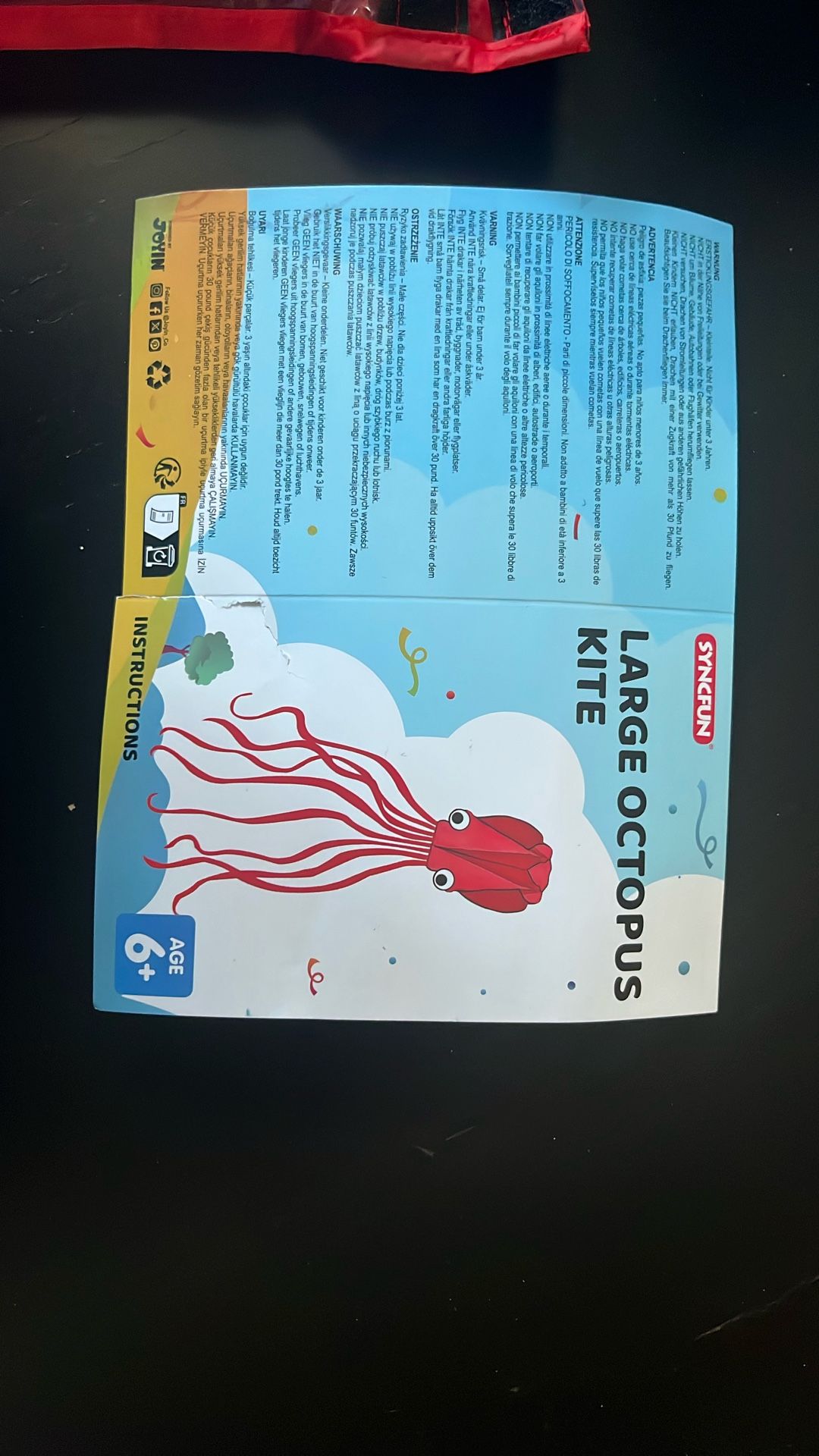 Large Octopus Kite