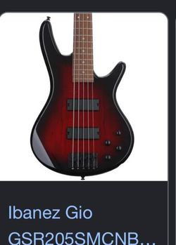 Ibanez gio 5 string  bass electric  guitar