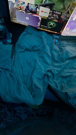 Teal Casual Pants