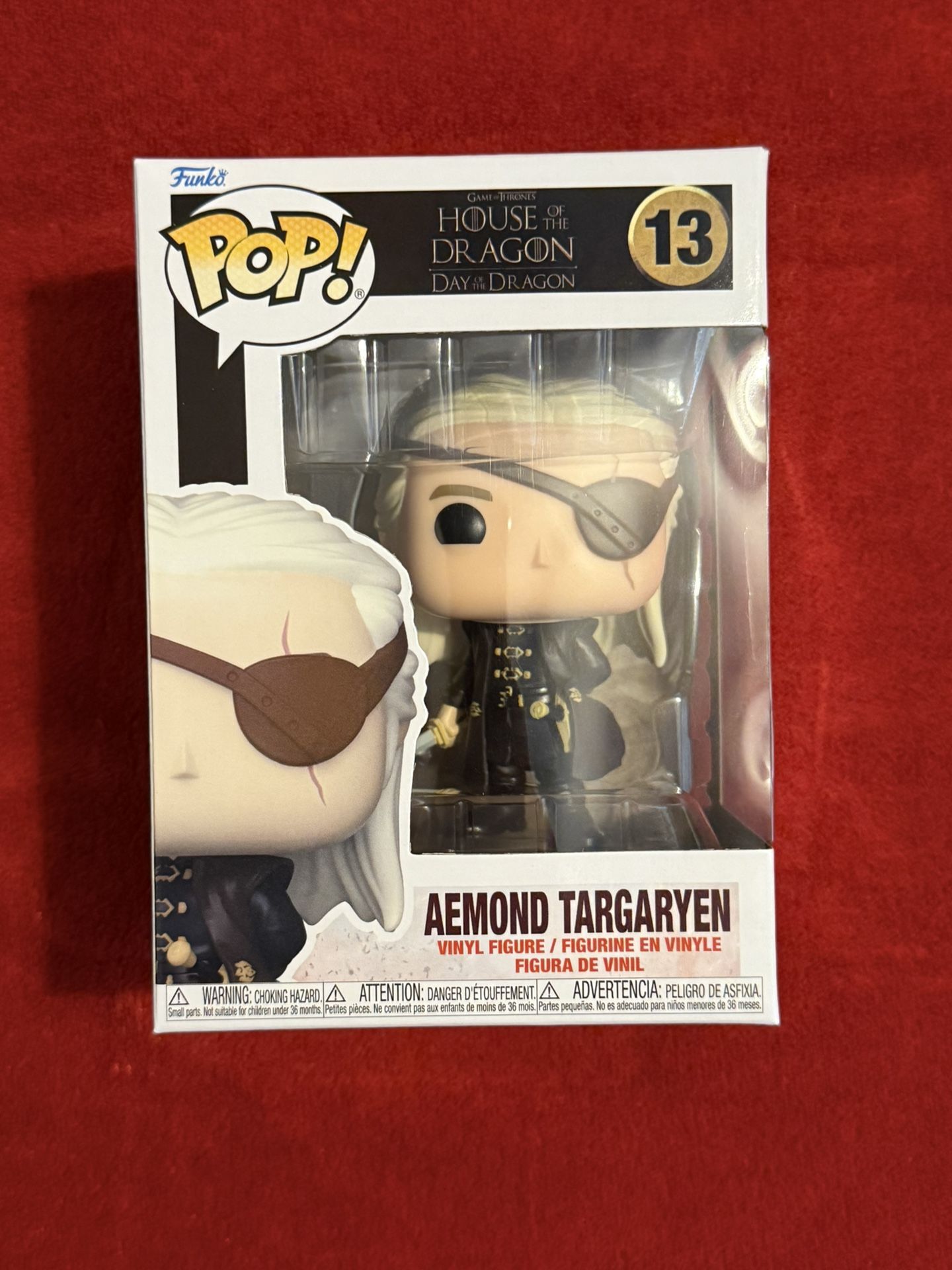 Funko Pop GOT House Of The Dragon Day Of The Dragon Aemond Targaryen #13 COMMON