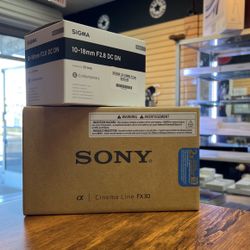 Sony FX30 With Sigma 10-18mm F2.8