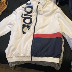 W Adidas L Red/White/Navy Track top