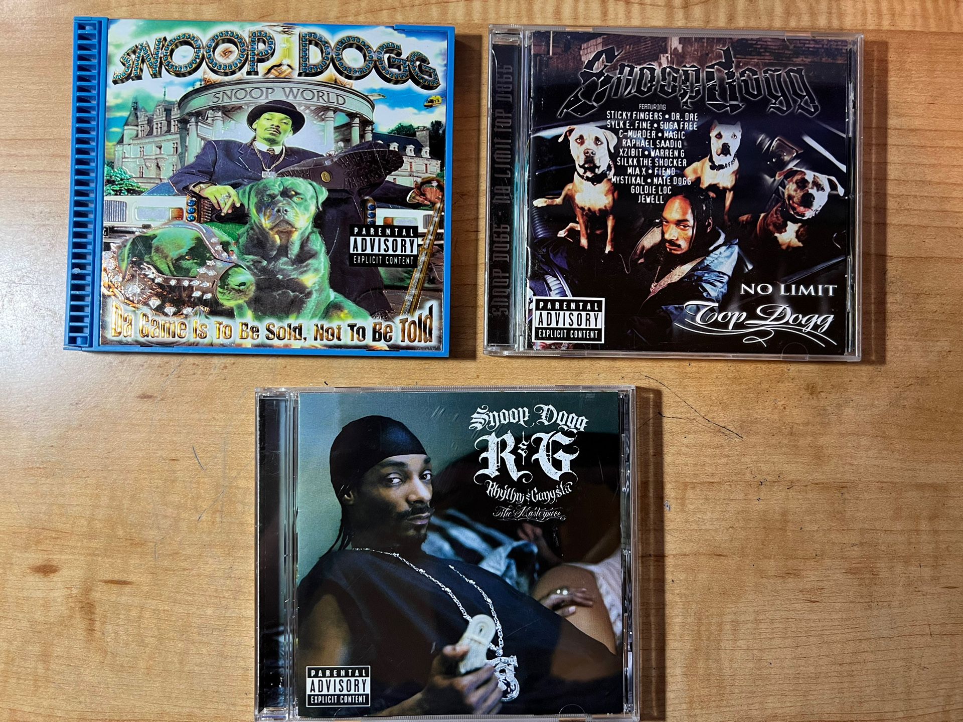 3 SNOOP DOGG CD - NO LIMIT, R & G Rhythm, DA GAME - OfferUp