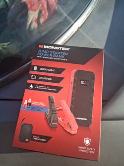 Portalbe Jump starter Power bank