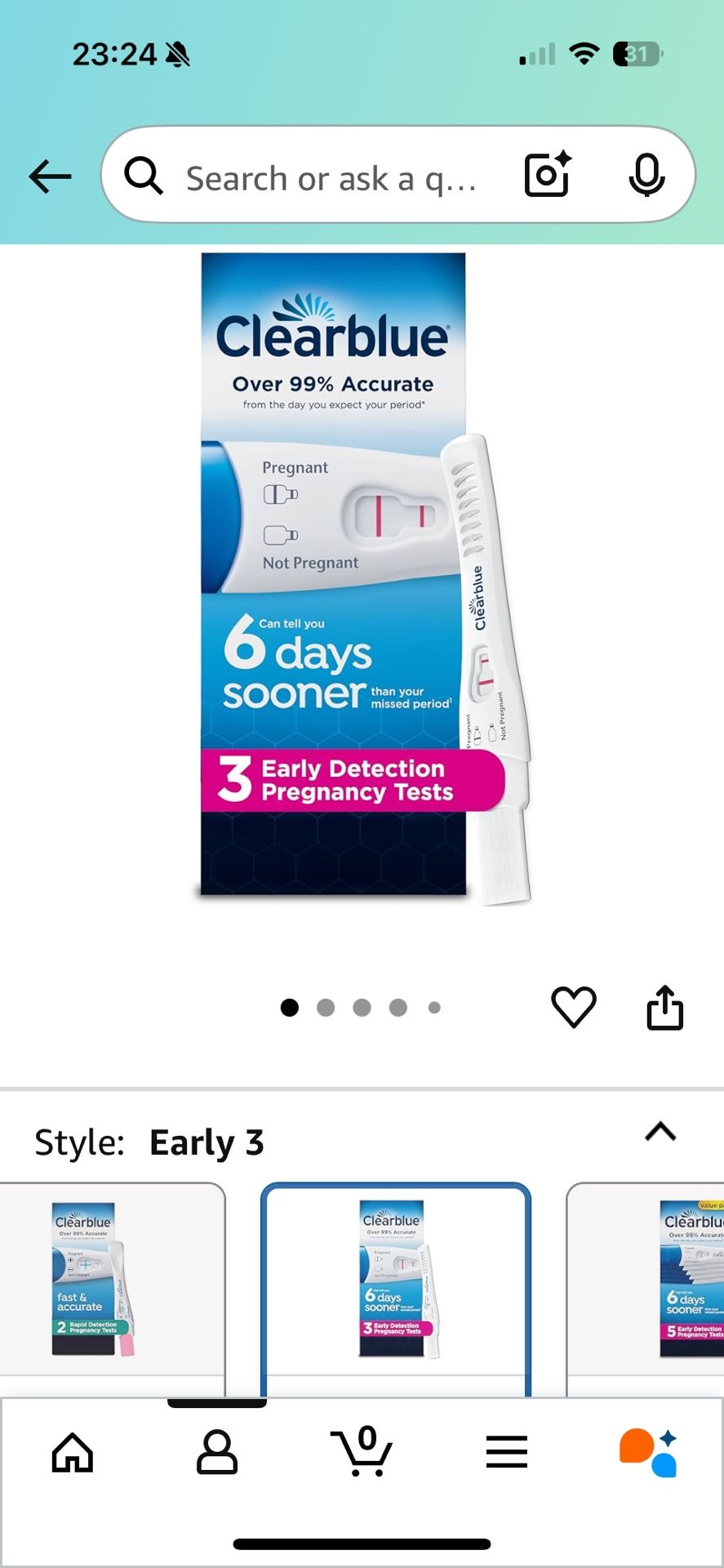2 Unopened Pregnancy Tests