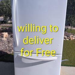 LG Bottom Freezer Top Refrigerator(Size 33" w 67" h