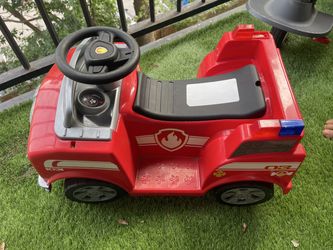 Paw Patrol Marshall Fire Truck Ride-On Toy