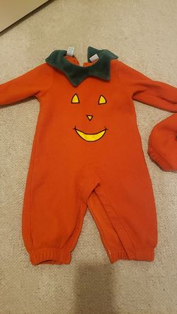 12 Month Pumpkin Halloween Costume