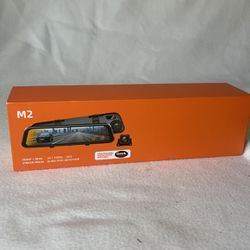 M2 Front & Rear Stream media Dash Cam 2k + 1080p