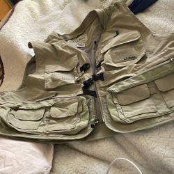 Men’s Angler Fishing Vest  New XL