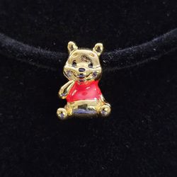 S925 Sterling Silver Winnie The Pooh Charm 