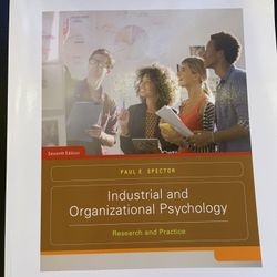Industrial And Organizational Psychology
