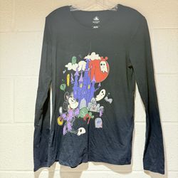 Disney Minnie Mouse Haunted House Halloween T Shirt 