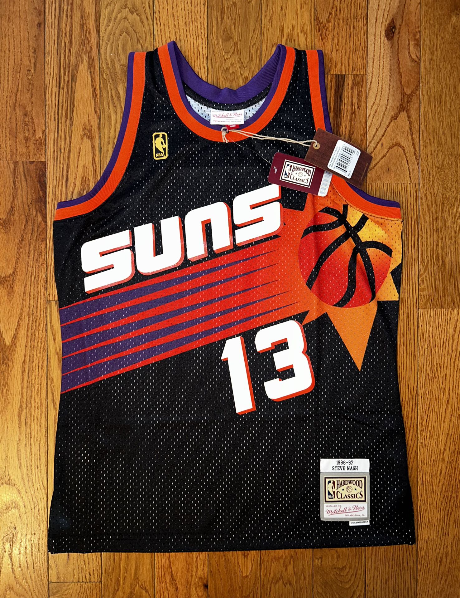  Mitchell & Ness Phoenix Suns Steve Nash 1996 Alternate Swingman  Jersey : Sports & Outdoors