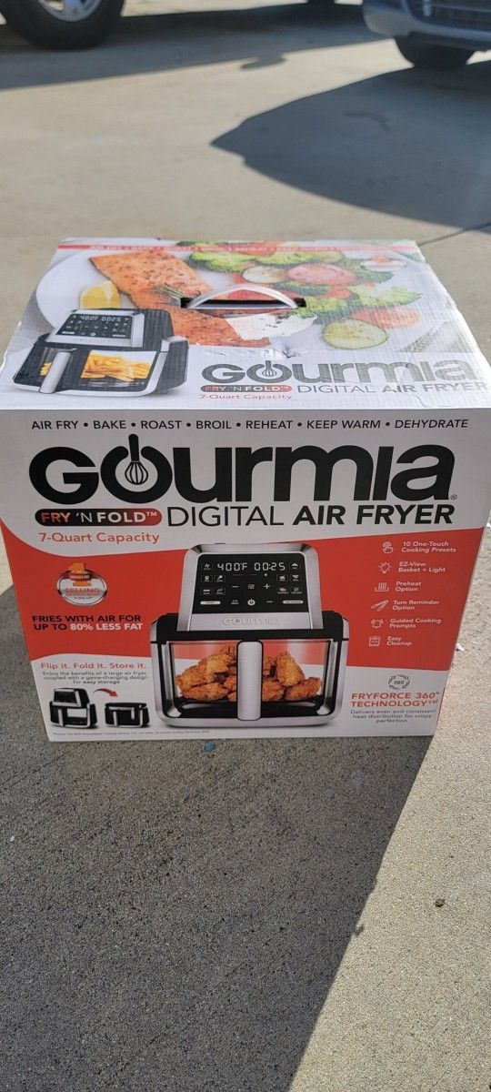 Gourmia 7-Qt. Fry ‘N Fold Digital Air Fryer