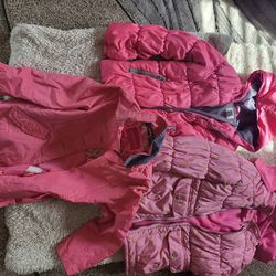 Girls Winter Jacket / Pants Bundel Lot